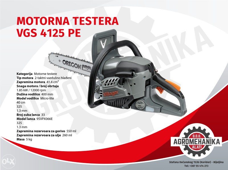 Villager motorna pila testera VGS 4125 PE