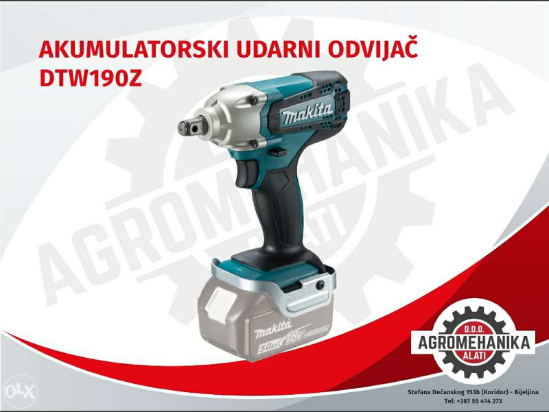 Akumulatorski udarni odvijač DTW190Z