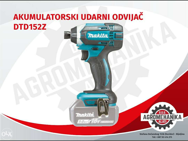 Akumulatorski udarni odvijač DTD152Z