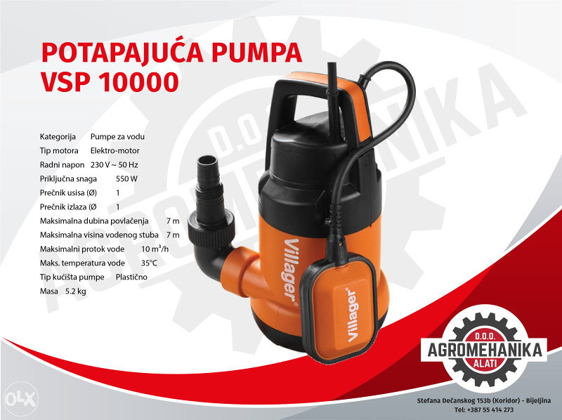 Villager potapajuća pumpa VSP 10000