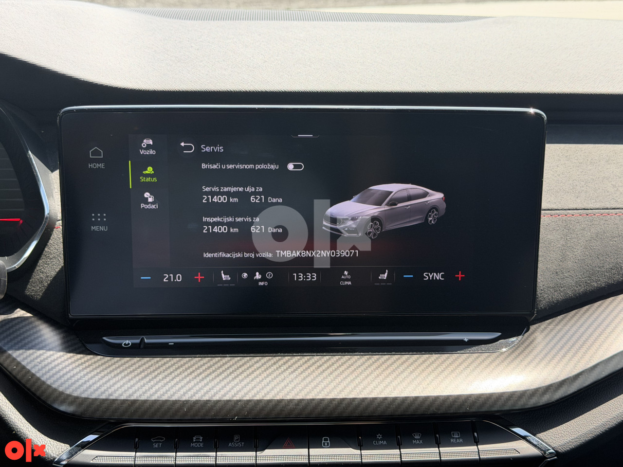 Škoda Octavia RS VRS 2.0 TDi DSG 2021. God Led farovi Full Oprema