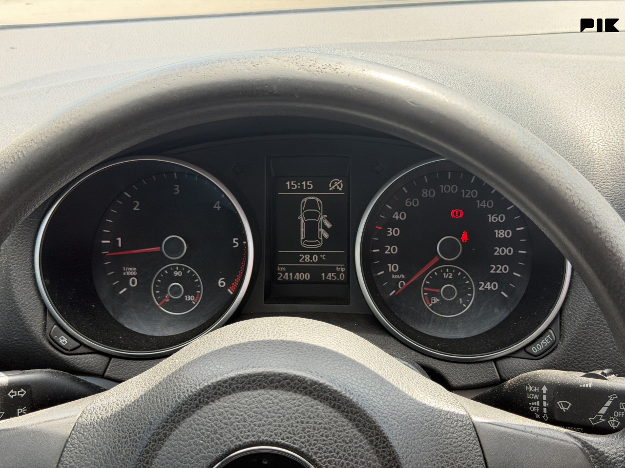 Volkswagen Golf 6 VI 2011. god Grijanje sjedista rezervni tocak