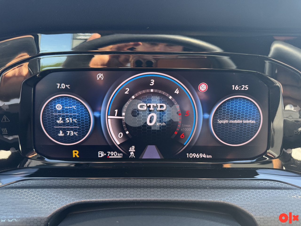 Volkswagen Golf 8 VIII GTD 2.0 TDi DSG 2022 God. 109000 kilometar