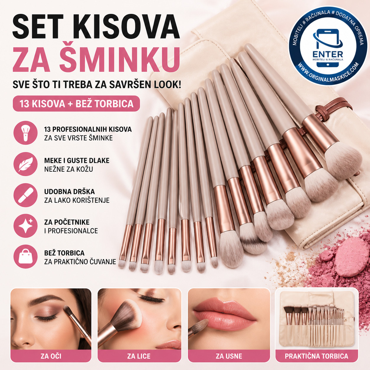 set kistova za sminkanje