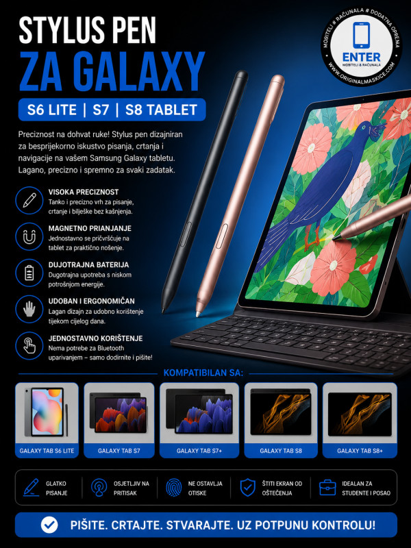 Stylus pen za galaxy S6 Lite S7 S8 Tablet