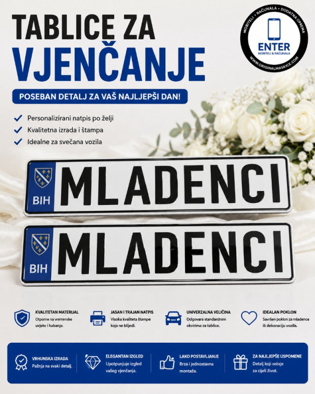 tablice 2kom MLADENCI