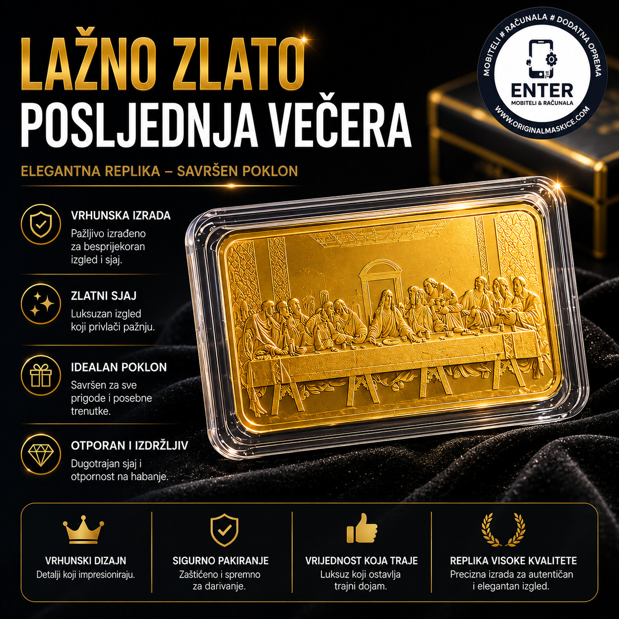 fake gold posljednja vecera