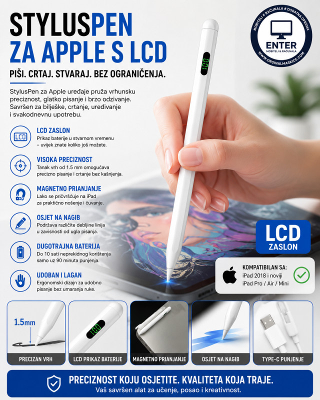 stylus pen za apple uredaje LCD