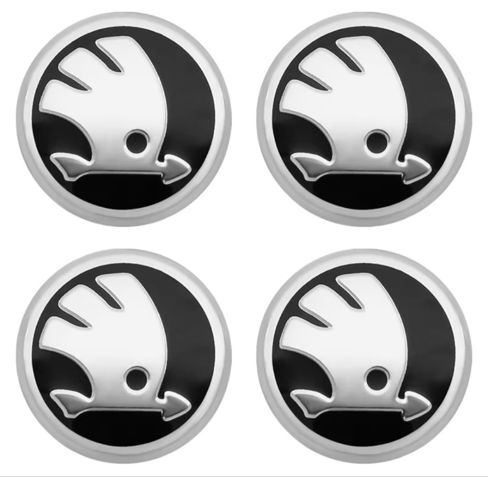 samoljepljivi znak logo skoda 4komada