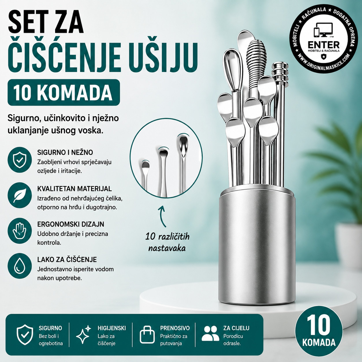 set za ciscenje usi