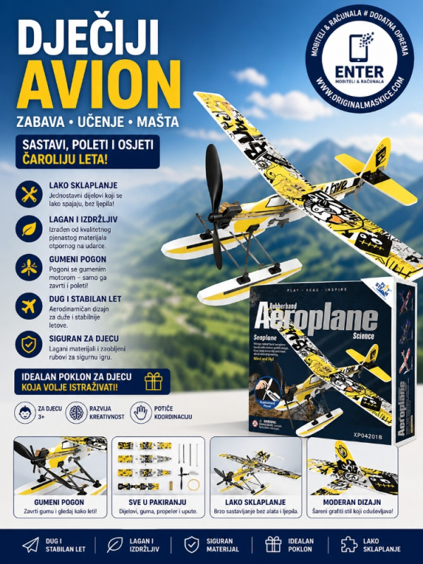 djeciji zracni avion