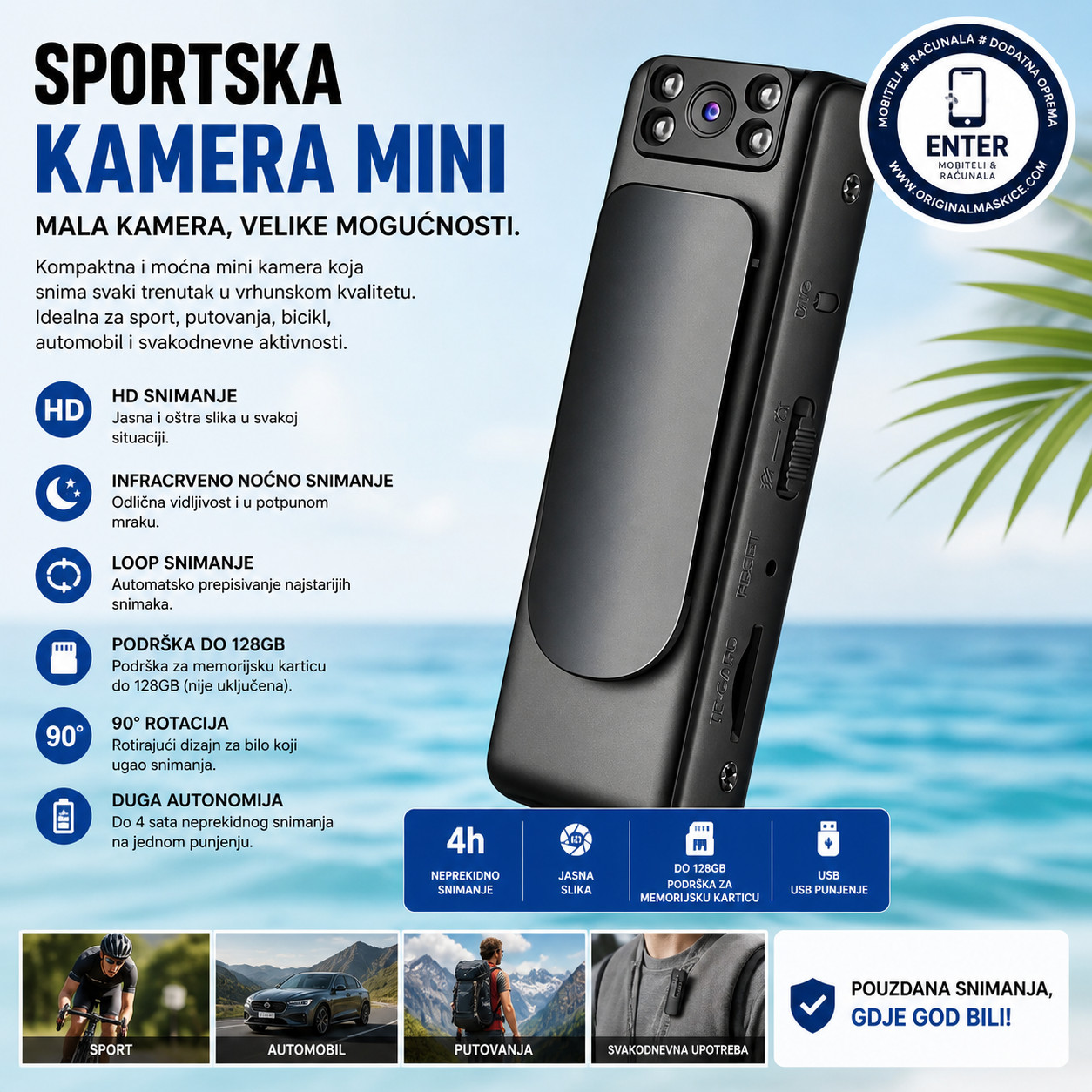 sportska kamera mini