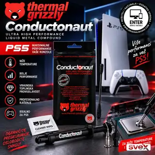 Thermal Grizzly Conductonaut | Tekuci tecni liquid metal 1g PS5