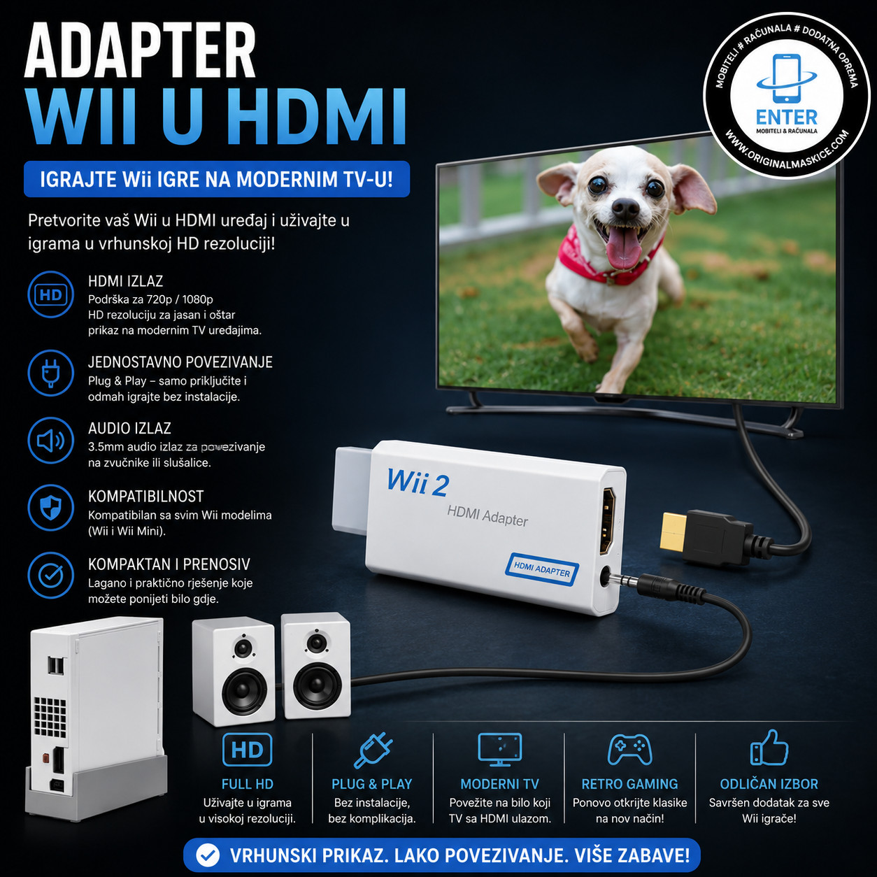 adapter nintendo wii u hdmi