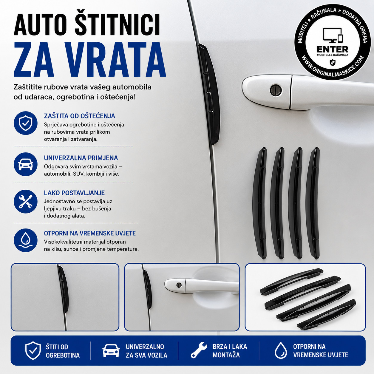 auto stitnici za vrata (providni)