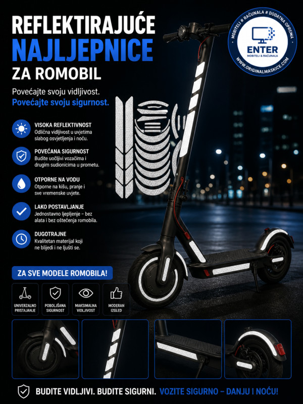 reflektirajuce naljepnice za romobil