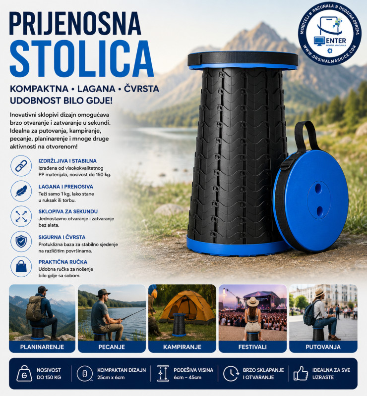 prijenosna stolica za razno