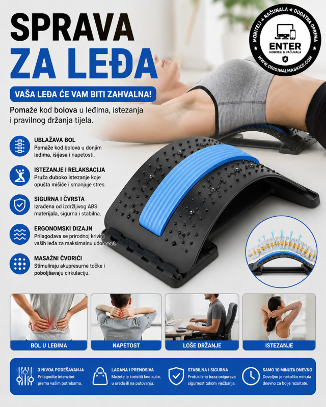 sprava za istezanje leđa