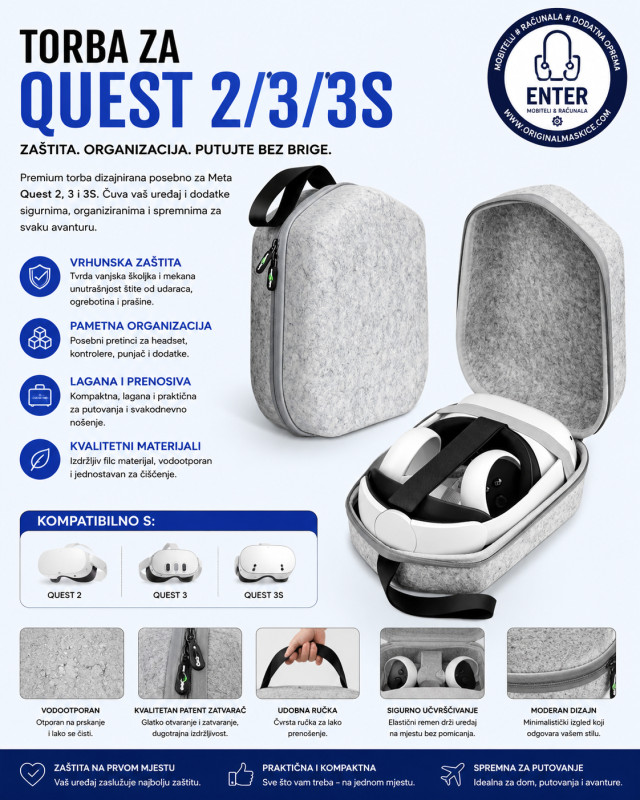 torba za Oculus Quest 2/Quest 3/Quest 3s