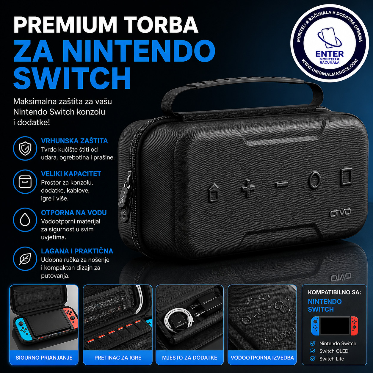 Premium torba za nintendo switch