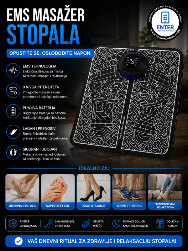 EMS masazer za stopala