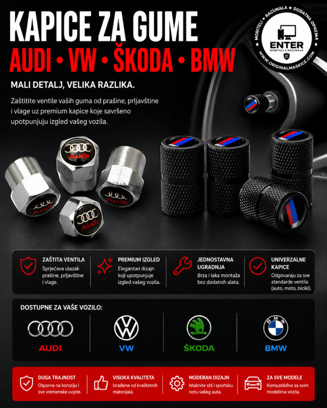 kapice za gume BMW AUDI VW SKODA