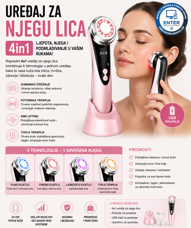 4u1 uređaj za kućnu njegu lica