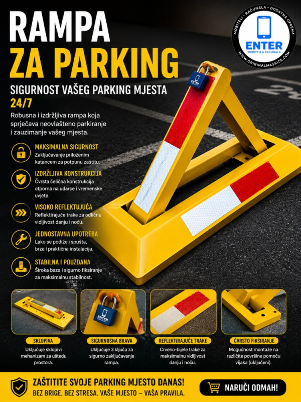 stop rampa za parking mjesto