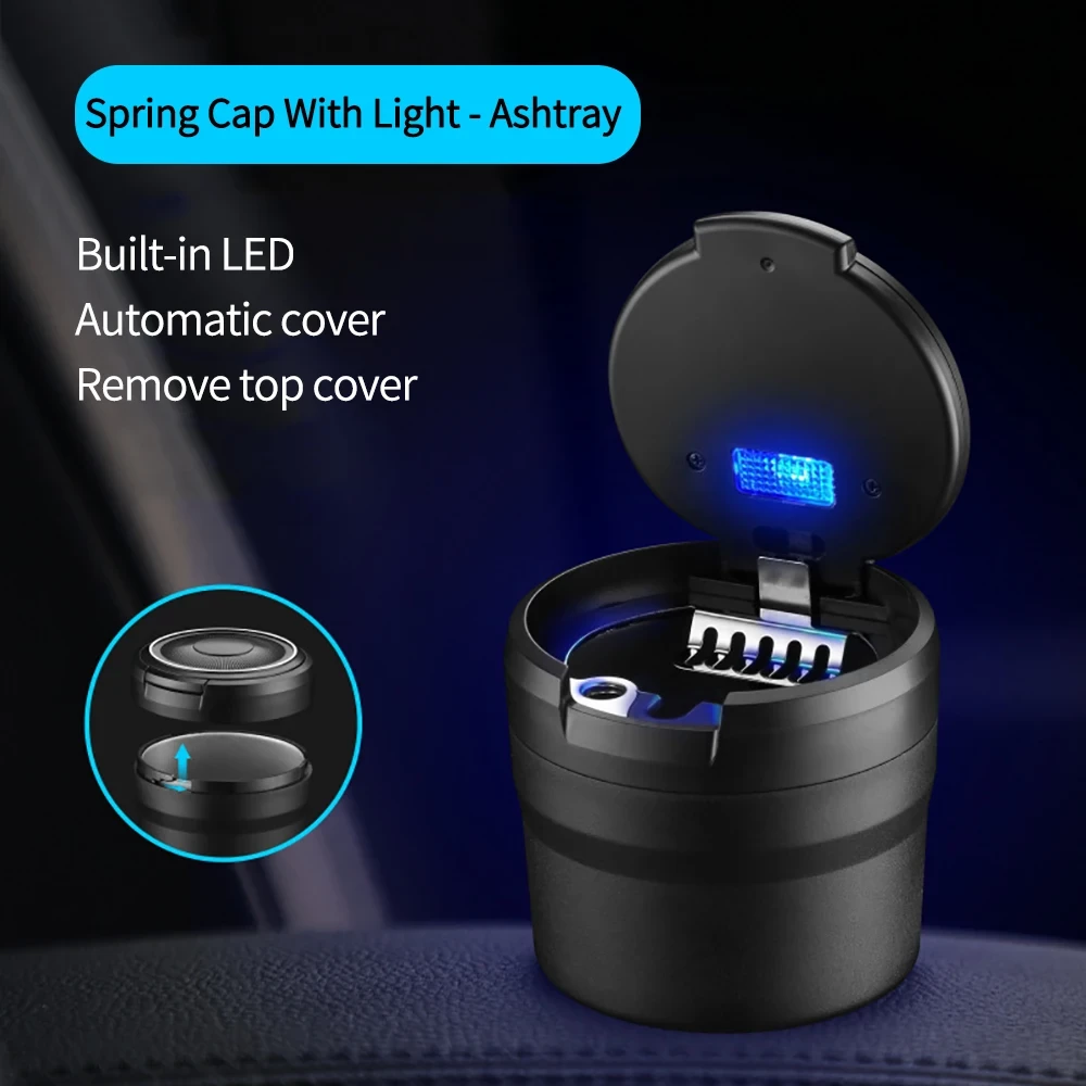 auto pepeljara s led svjetlom