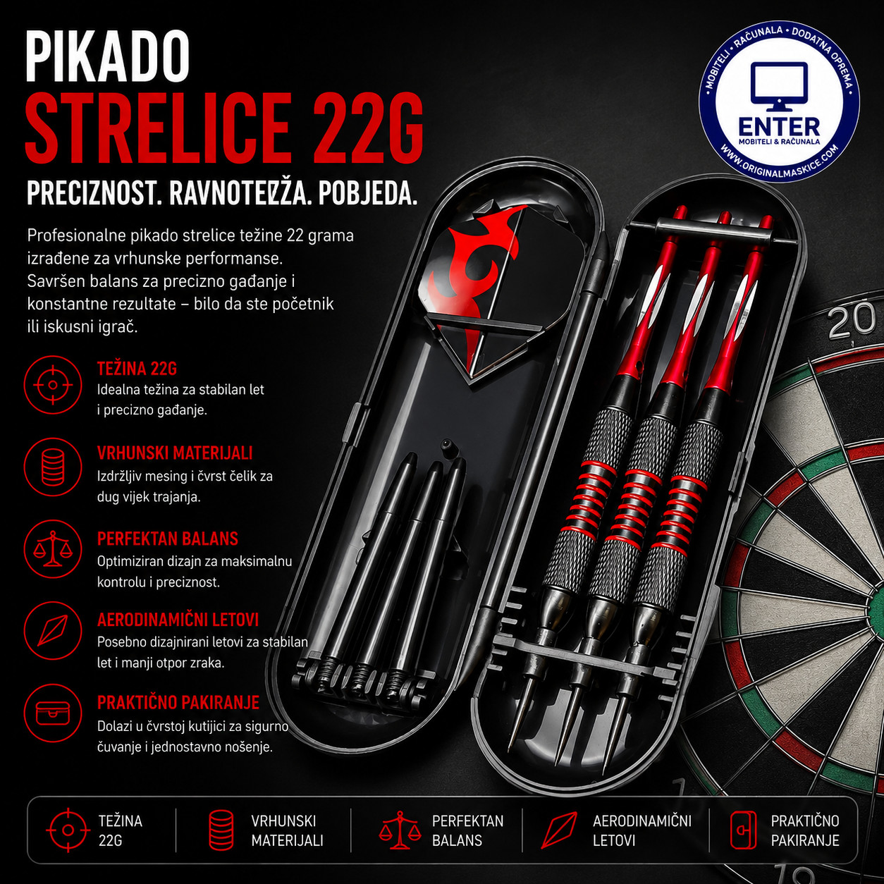 pro strelice crvene 22gr