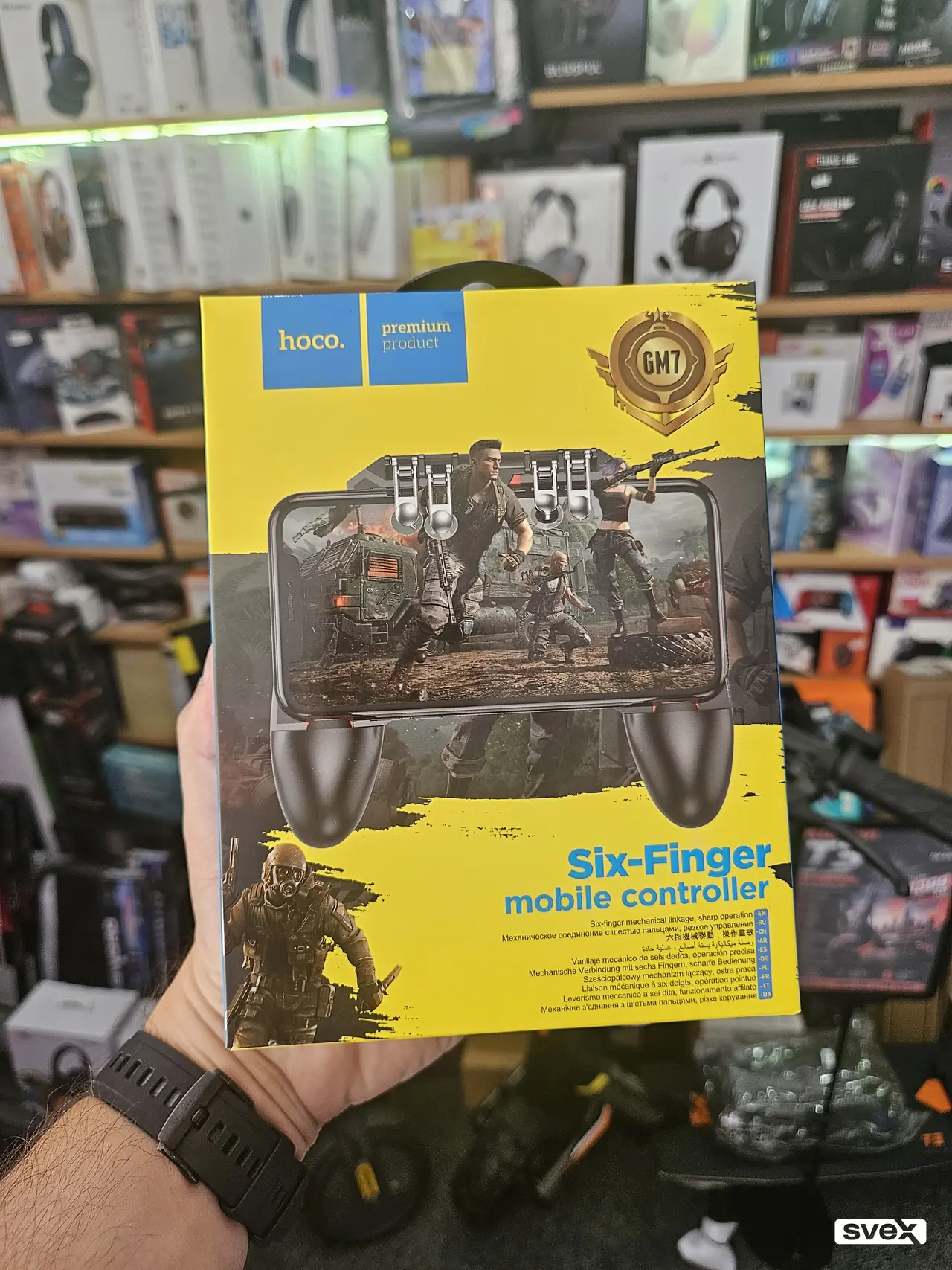 Hoco Six-Finger Mobile Controller za mobilne igre