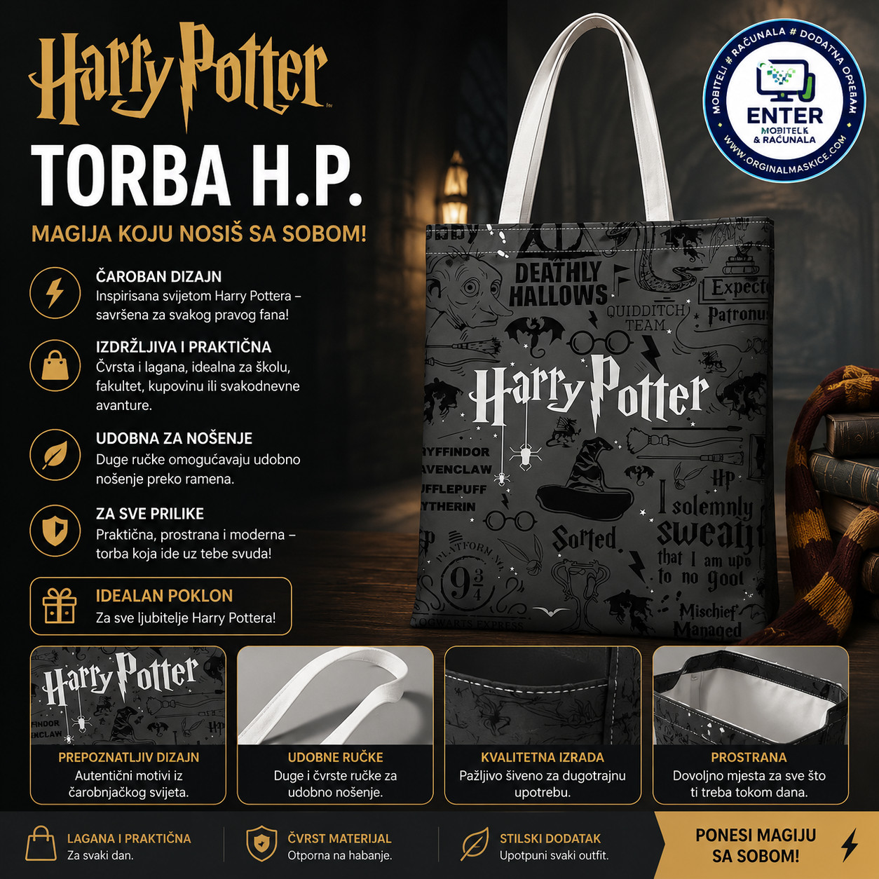 putna torba harry potter