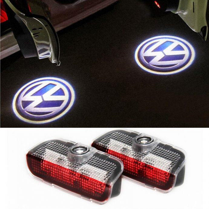 led vw logo projektor