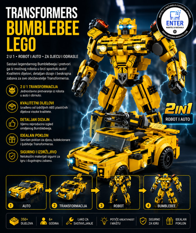 transformers bumblebee slagalica igracka LEGO
