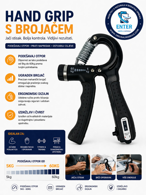 Hand grip, sprava za vjezbanje šake / ruke New edition