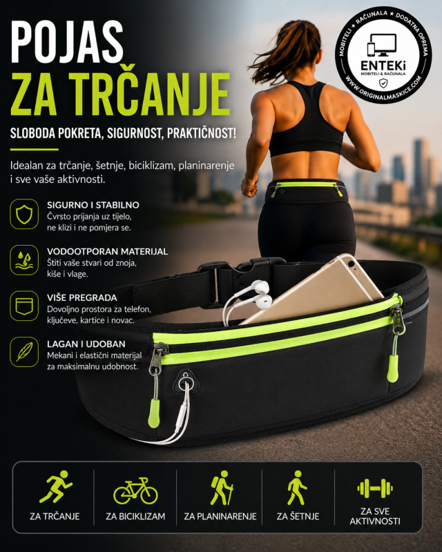 pojas za trcanje (s pretincima)