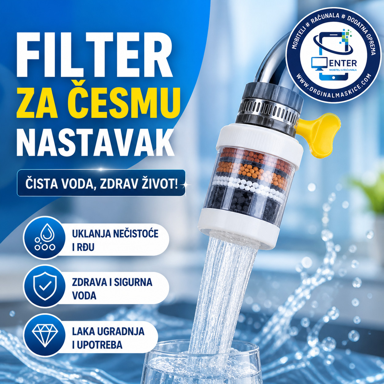 nastavak filter za vodu prociscivac vode