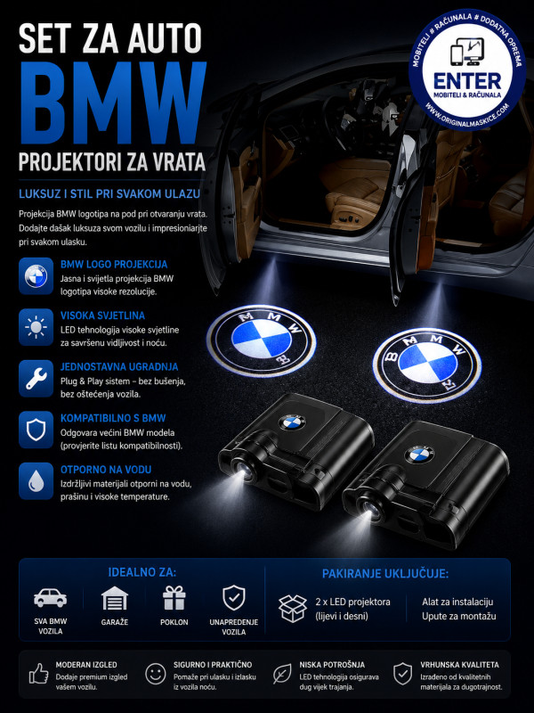 logo bmw za auto 2komada