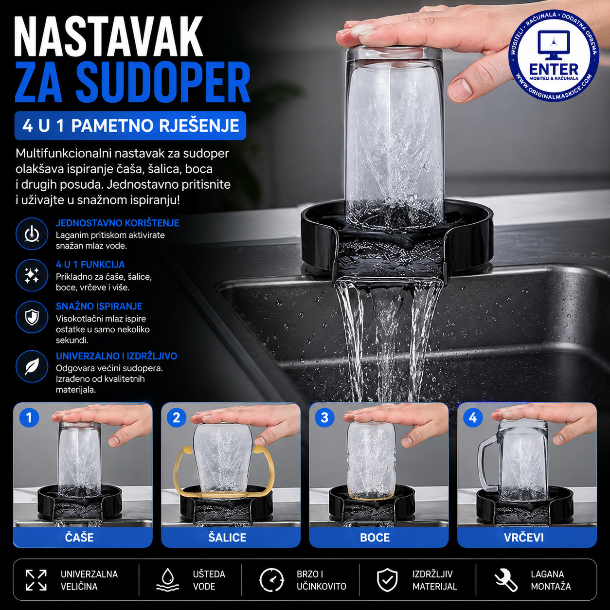 nastavak za pranje casa itd