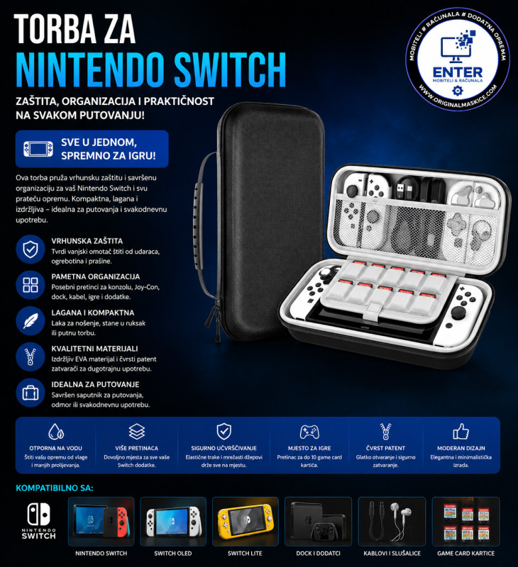 torba za nintendo switch