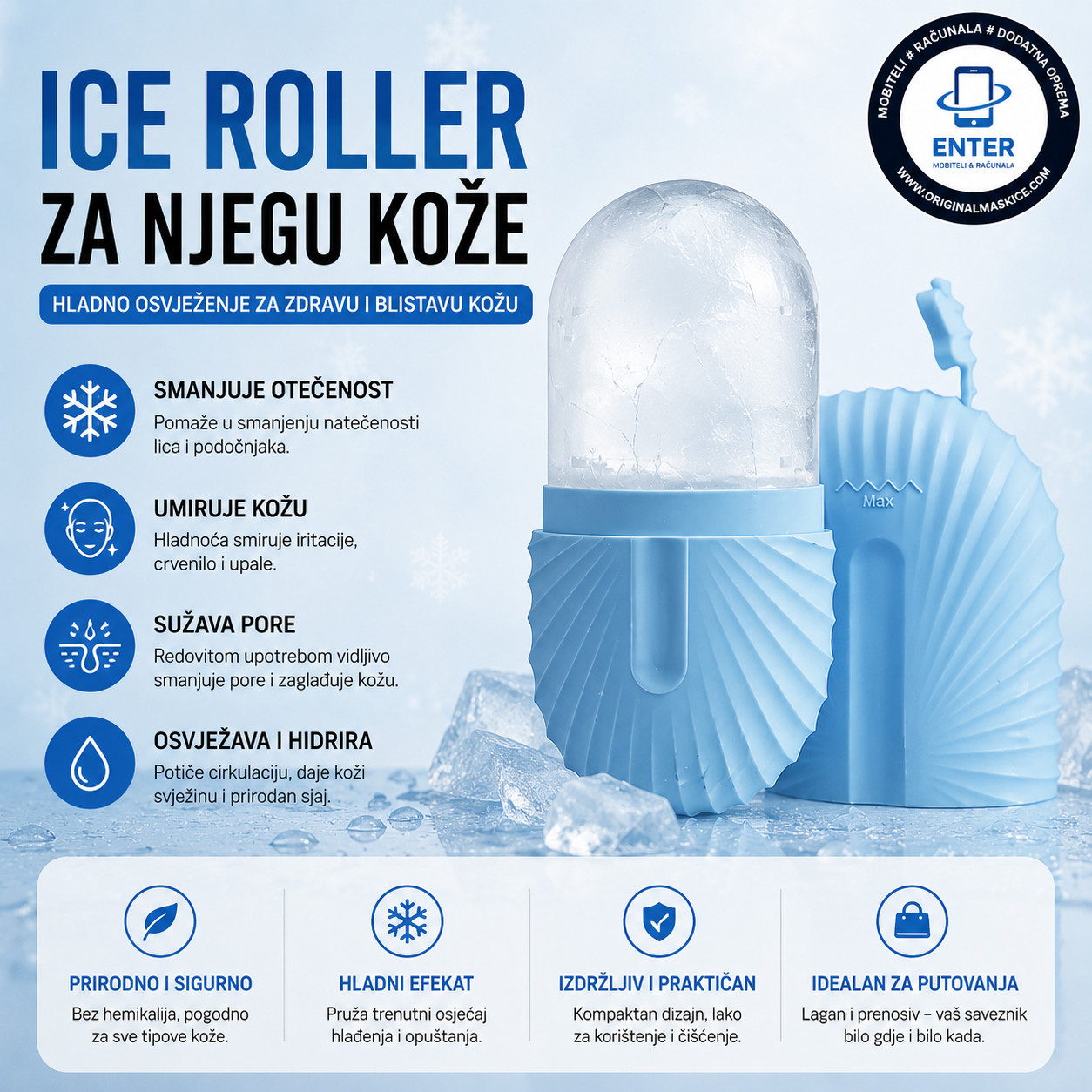 ice face roller-zategnite i tonirajte kožu lica