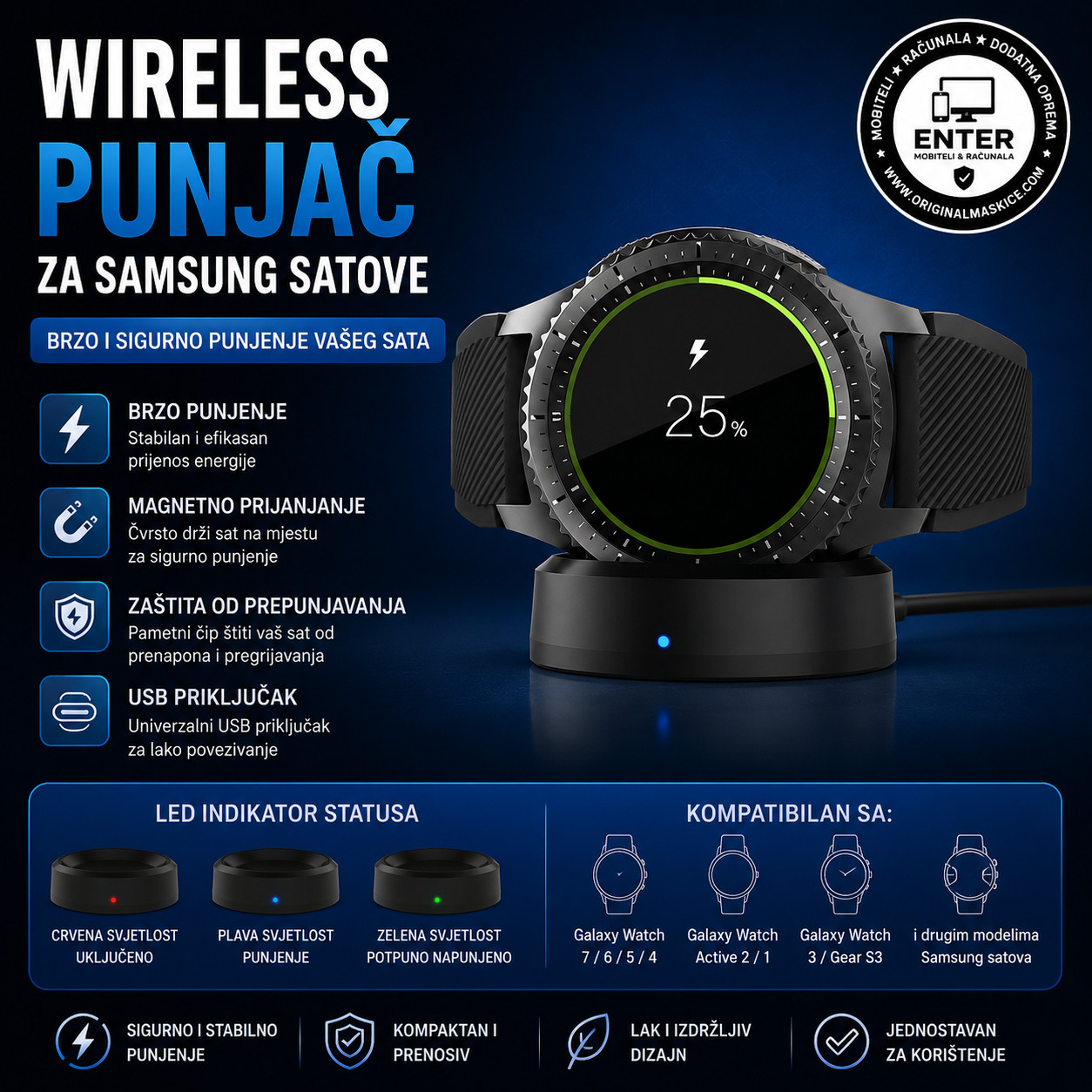 punjac za samsung sat