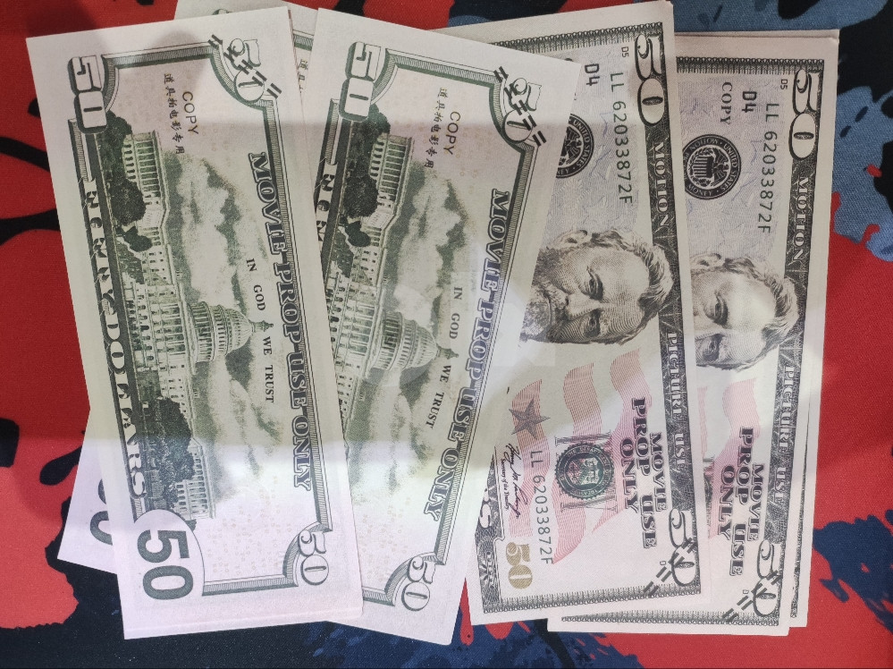 Banknotes filmski novac rekvizit dolar