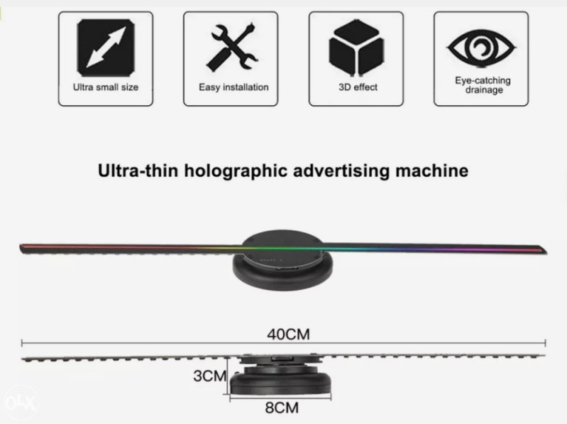 3D Hologram ventilator