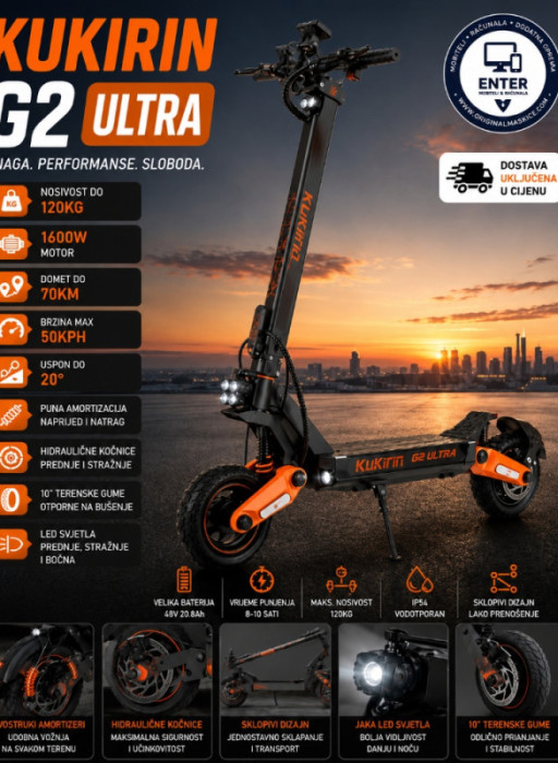 Kukirin G2 Ultra romobil