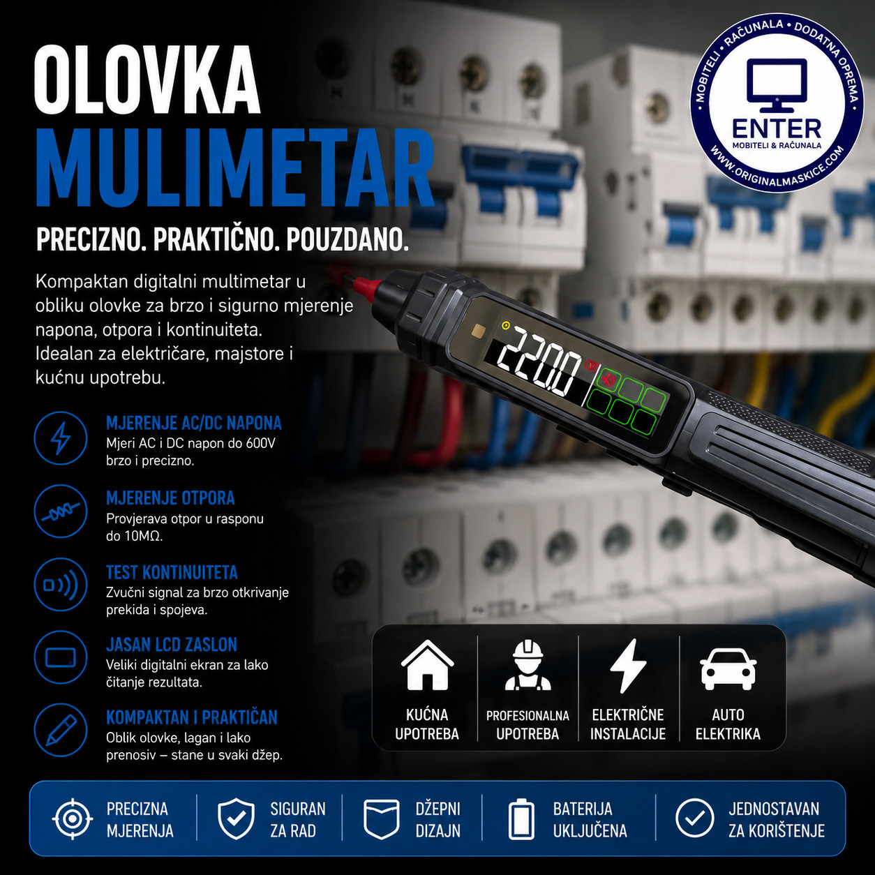 digitalna olovka multimetar