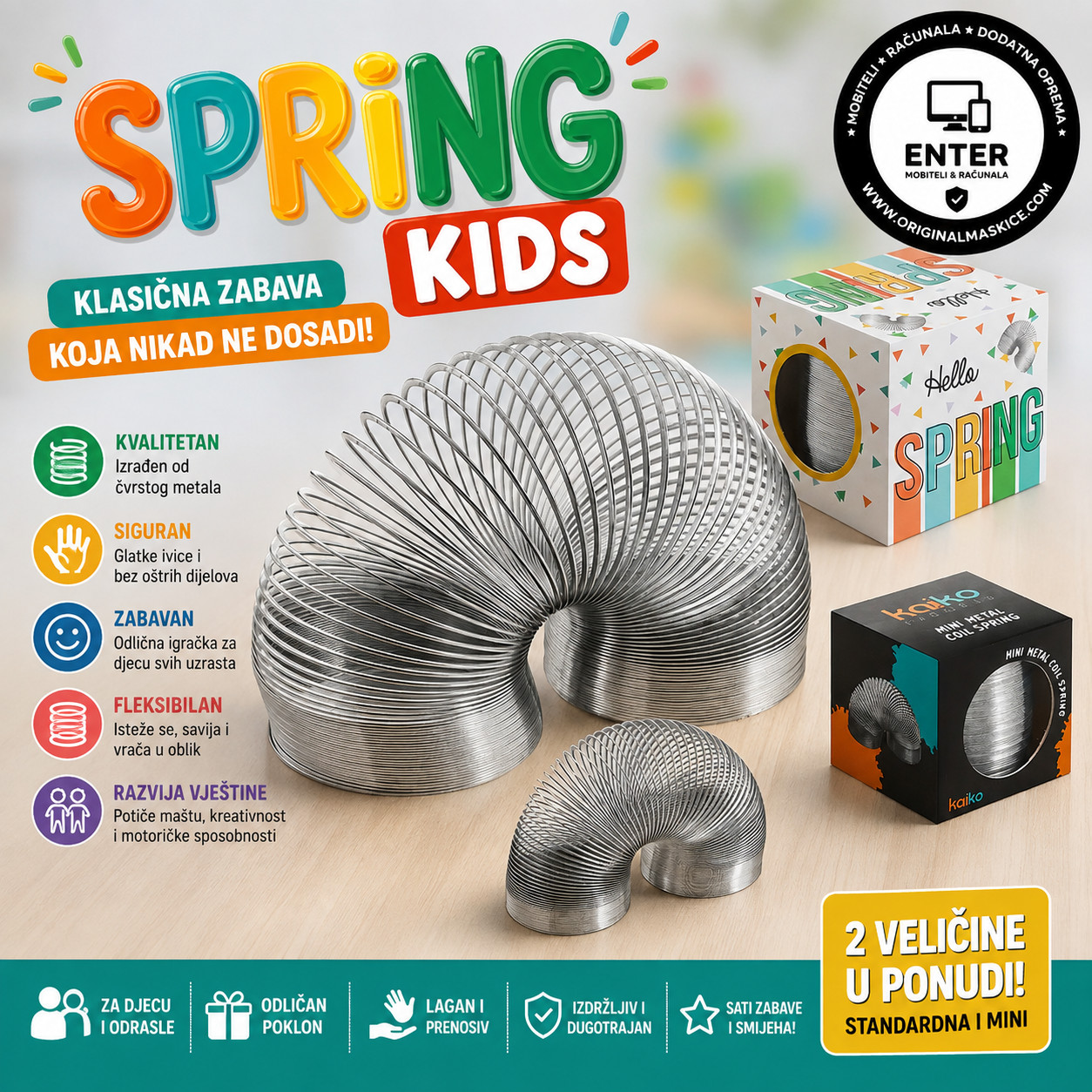 spring metalna za djecu