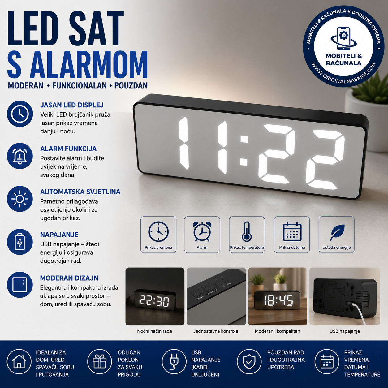sat s alarmom