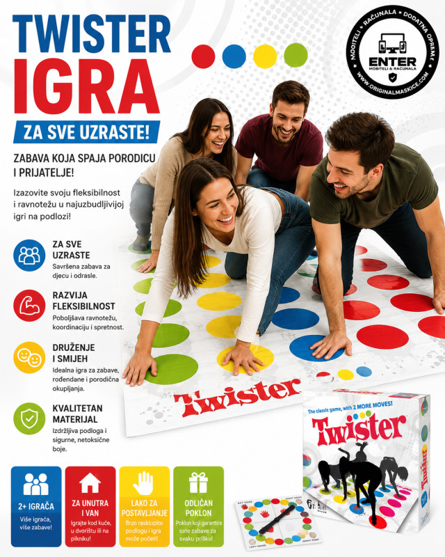 Twister igra za djecu i odrasle