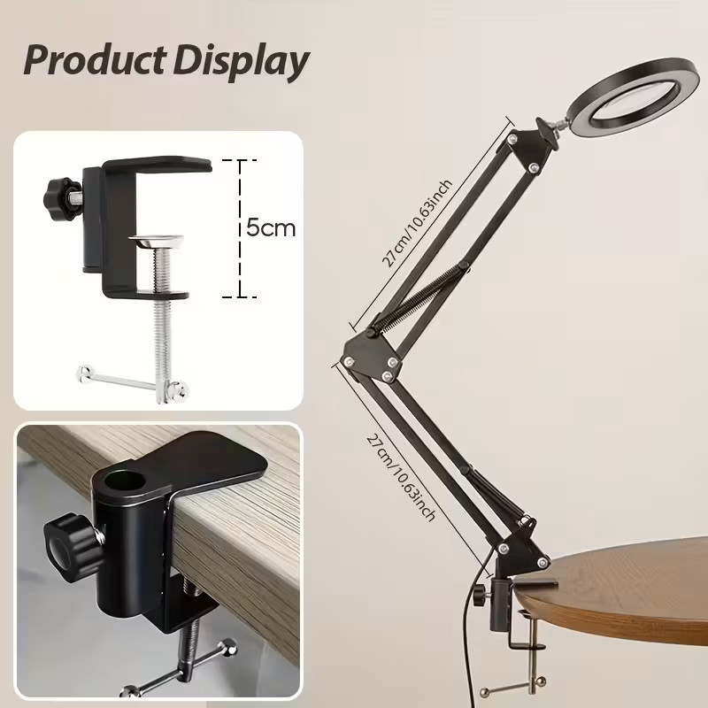 Povećalo za sitne popravke / čitanje s led svjetlom 10x